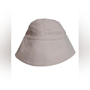 COS Cotton White Bucket Hat